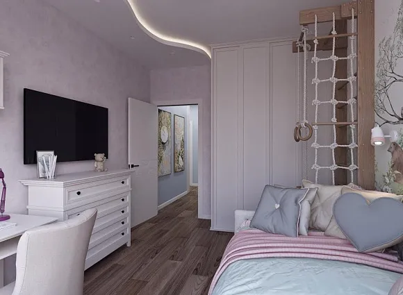 Дизайн 2-комнатной квартиры 60 кв.м в ЖК Скандинавия