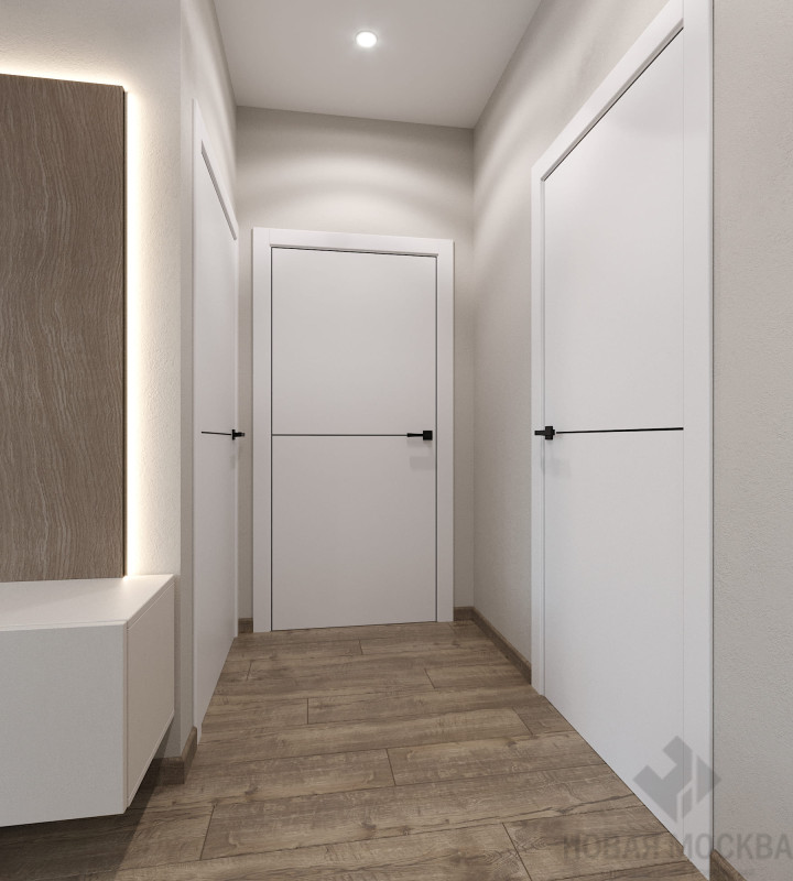 Дизайн двухкомнатной квартиры по адресу: Очаковское шоссе, 9А_5 Дизайн двухкомнатной квартиры по адресу: Очаковское шоссе, 9А_5