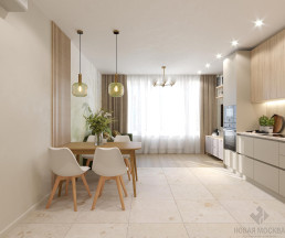 Дизайн двухкомнатной квартиры по адресу ул. Старокрымская, дом 15, корпус 2_2 Дизайн двухкомнатной квартиры по адресу ул. Старокрымская, дом 15, корпус 2_2