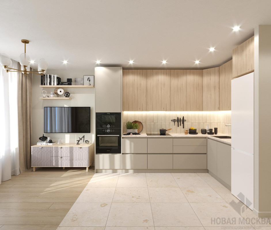 Дизайн двухкомнатной квартиры по адресу ул. Старокрымская, дом 15, корпус 2_4 Дизайн двухкомнатной квартиры по адресу ул. Старокрымская, дом 15, корпус 2_4