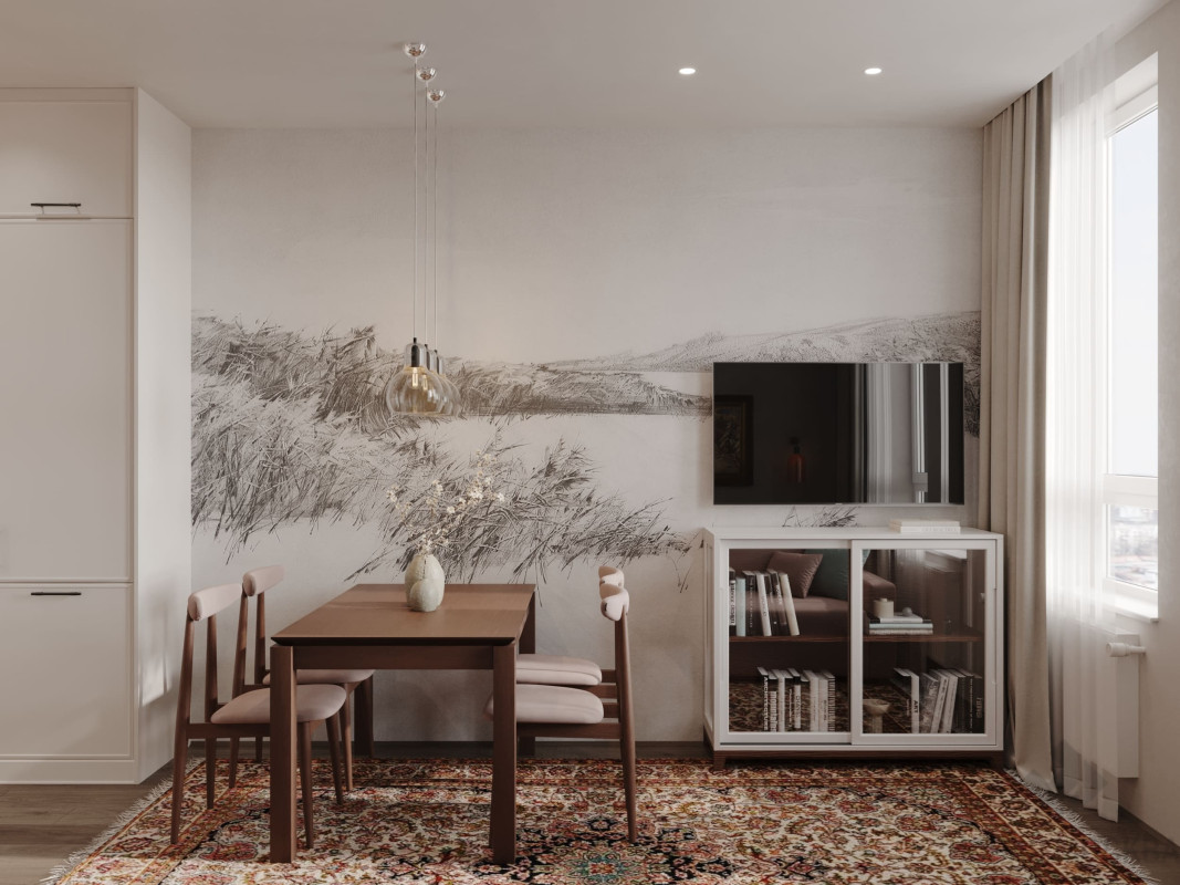 Дизайн однокомнатной квартиры по адресу: ул. Эдварда Грига, дом 5_0 Дизайн однокомнатной квартиры по адресу: ул. Эдварда Грига, дом 5_0