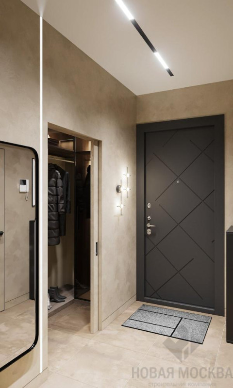 Дизайн квартиры 46 кв. м в ЖК Крылья_14 Дизайн квартиры 46 кв. м в ЖК Крылья_14