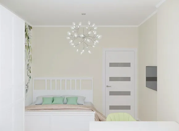 Дизайн-проект квартиры 44 кв.м в ЖК Новая Звезда_10 Дизайн-проект квартиры 44 кв.м в ЖК Новая Звезда