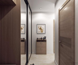 Дизайн-проект 2-комнатной квартиры 43,20 кв.м по адресу: город Москва, улица Бачуринская, дом 13_2