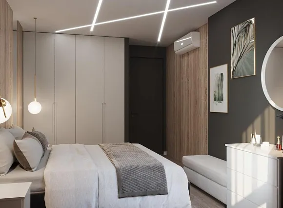 Дизайн-проект квартиры 80 кв.м в ЖК Аннино парк