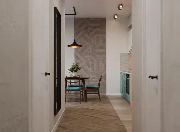 Дизайн квартиры 60 кв. м в ЖК Западный порт_4 Дизайн квартиры 60 кв. м в ЖК Западный порт