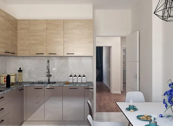 Дизайн 3-комнатной квартиры 83.20 кв.м по адресу: город Москва, поселок Коммунарка, улица Липовый парк, дом 2_3 Дизайн 3-комнатной квартиры 83.20 кв.м по адресу: город Москва, поселок Коммунарка, улица Липовый парк, дом 2