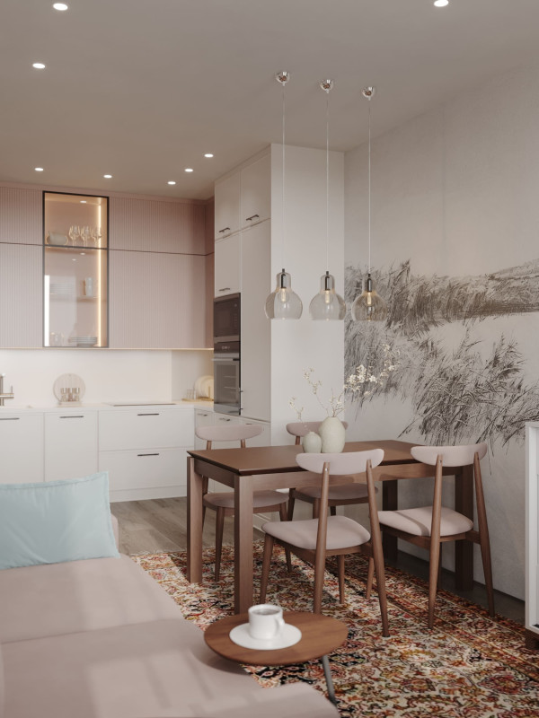 Дизайн однокомнатной квартиры по адресу: ул. Эдварда Грига, дом 5_3 Дизайн однокомнатной квартиры по адресу: ул. Эдварда Грига, дом 5_3