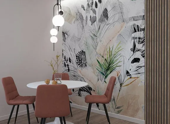 Дизайн-проект квартиры 80 кв.м в ЖК Аннино парк