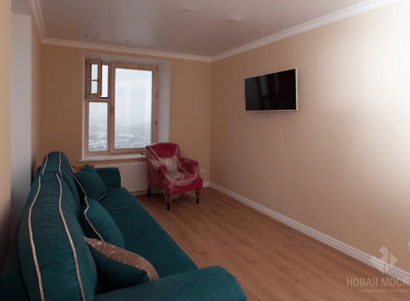 Ремонт 2-комнатной квартиры 56 кв.м по адресу: п. Коммунарка, ул. Фитаревская, д. 17, застр. Крост, ЖК Гарден Парк Эдальго