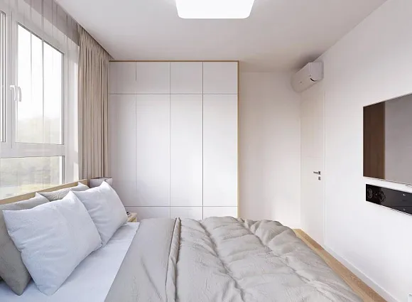 Дизайн-проект 2-комнатной квартиры 50,8 кв.м в ЖК Белые ночи_2 Дизайн-проект 2-комнатной квартиры 50,8 кв.м в ЖК Белые ночи