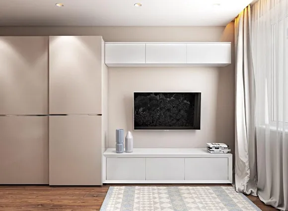 Дизайн-проект 1-комнатной квартиры 43.80 кв.м по адресу: ул. Липовый парк, д. 4, к. 3_9 Дизайн-проект 1-комнатной квартиры 43.80 кв.м по адресу: ул. Липовый парк, д. 4, к. 3