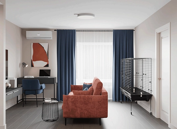 Частичный дизайн квартиры по адресу: Москва, поселение Сосенское, поселок Коммунарка, микрорайон Эдальго, дом 1