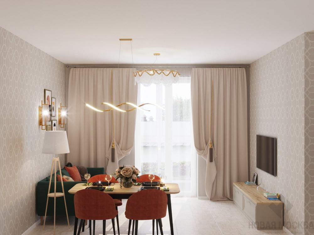 Дизайн-проект квартиры 40 кв.м в ЖК Поколение_2 Дизайн-проект квартиры 40 кв.м в ЖК Поколение_2