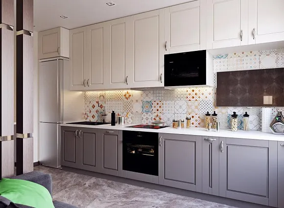 Дизайн-проект 2-комнатной квартиры в ЖК Коммунарка_5 Дизайн-проект 2-комнатной квартиры в ЖК Коммунарка