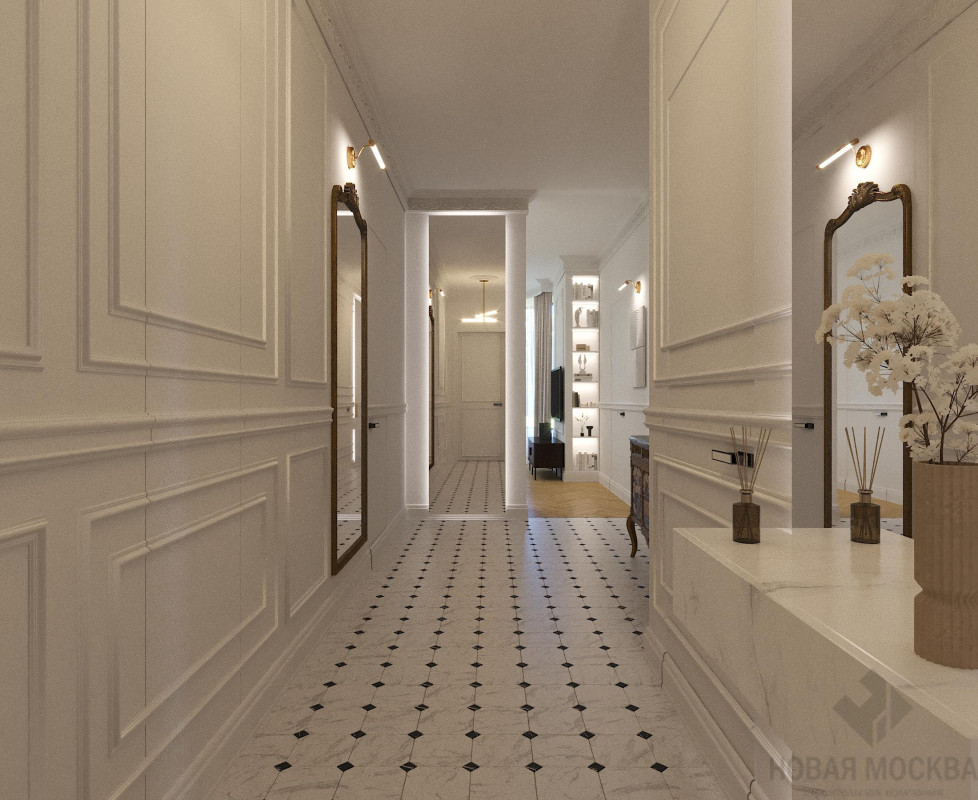 Дизайн трехкомнатной квартиры по адресу Волоколамское шоссе, дом 81/2, строение 2_9 Дизайн трехкомнатной квартиры по адресу Волоколамское шоссе, дом 81/2, строение 2_9