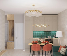 Дизайн-проект квартиры 40 кв.м в ЖК Поколение_1 Дизайн-проект квартиры 40 кв.м в ЖК Поколение_1