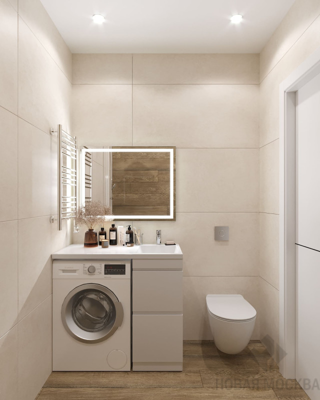 Дизайн двухкомнатной квартиры по адресу: Очаковское шоссе, 9А_18 Дизайн двухкомнатной квартиры по адресу: Очаковское шоссе, 9А_18