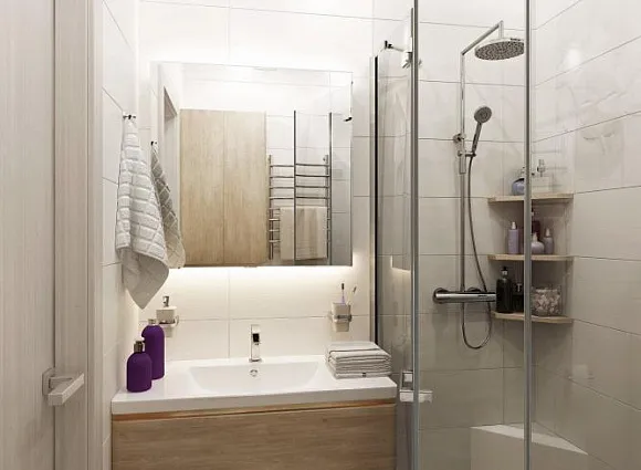 Дизайн-проект 1-комнатной квартиры 41.30 кв.м по адресу: г. Москва, пос. Внуковское, дер. Рассказовка, бул. Андрея Тарковского, д 5