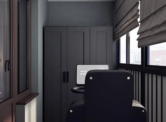 Дизайн-проект 2-комнатной квартиры в ЖК МИР Митино_26 Дизайн-проект 2-комнатной квартиры в ЖК МИР Митино