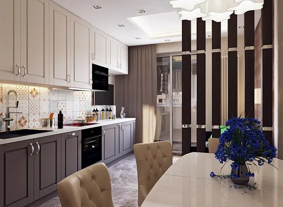 Дизайн-проект 2-комнатной квартиры в ЖК Коммунарка_2 Дизайн-проект 2-комнатной квартиры в ЖК Коммунарка