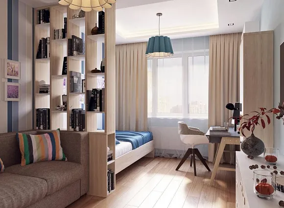 Дизайн-проект 2-комнатной квартиры в ЖК Коммунарка_8 Дизайн-проект 2-комнатной квартиры в ЖК Коммунарка