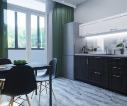 Дизайн квартиры 39 кв.м в ЖК Скандинавия_1