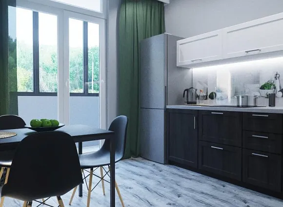 Дизайн квартиры 39 кв.м в ЖК Скандинавия_1 Дизайн квартиры 39 кв.м в ЖК Скандинавия