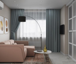 Дизайн 2-комнатной квартиры 54 кв.м в ЖК Москвичка_2