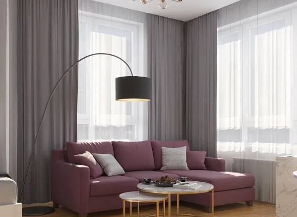 Дизайн квартиры 60 кв.м в ЖК Скандинавия_3 Дизайн квартиры 60 кв.м в ЖК Скандинавия