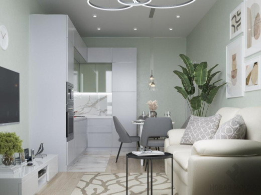 Дизайн квартиры 80 кв.м в ЖК Скандинавия_0
