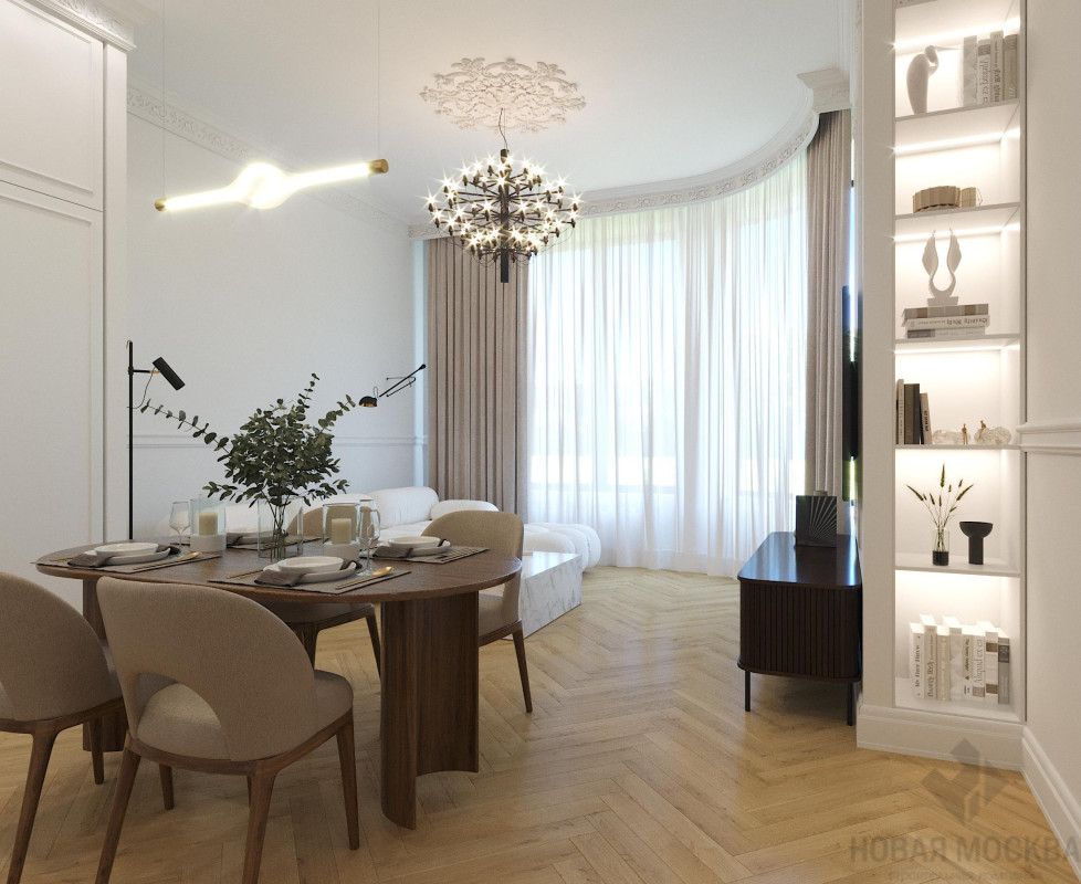 Дизайн трехкомнатной квартиры по адресу Волоколамское шоссе, дом 81/2, строение 2_3 Дизайн трехкомнатной квартиры по адресу Волоколамское шоссе, дом 81/2, строение 2_3