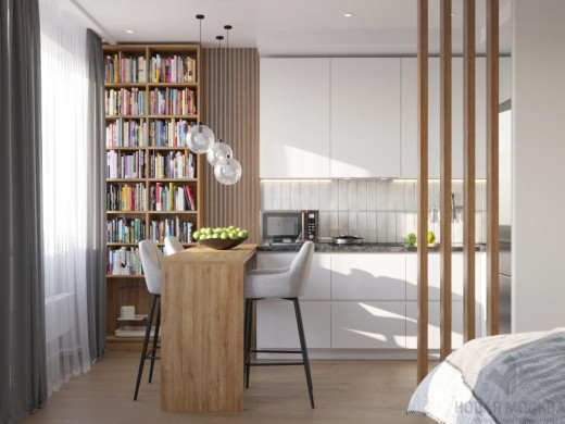 Дизайн квартиры-студии 27 кв.м в ЖК Москвичка_0