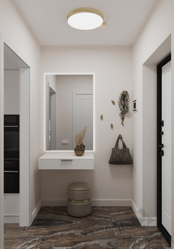 Дизайн однокомнатной квартиры по адресу: ЖК Метрополия, Волгоградский проспект, дом 32/5, корпус 3_11 Дизайн однокомнатной квартиры по адресу: ЖК Метрополия, Волгоградский проспект, дом 32/5, корпус 3_11