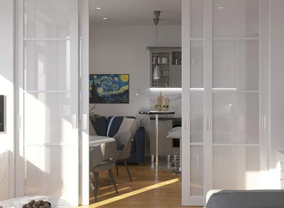 Дизайн квартиры 60 кв.м в ЖК Скандинавия_2 Дизайн квартиры 60 кв.м в ЖК Скандинавия