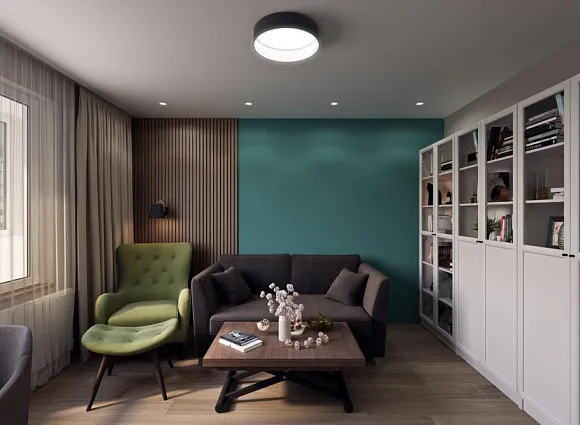 Дизайн квартиры 42 кв. м в Люблино_13 Дизайн квартиры 42 кв. м в Люблино