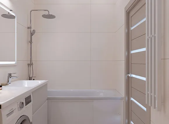 Дизайн однокомнатной квартиры по адресу: улица Эдварда Грига, дом 17