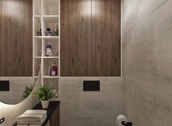 Дизайн-проект 2-комнатной квартиры в ЖК МИР Митино_25 Дизайн-проект 2-комнатной квартиры в ЖК МИР Митино