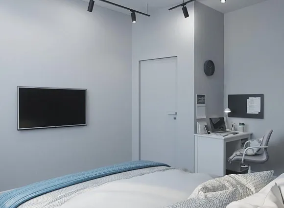 Дизайн квартиры 39 кв.м в ЖК Скандинавия_5 Дизайн квартиры 39 кв.м в ЖК Скандинавия