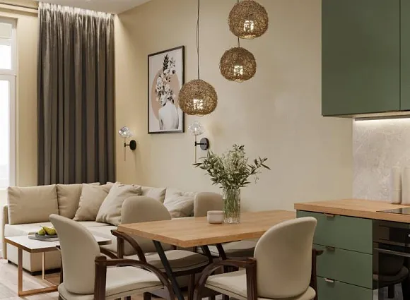 Дизайн квартиры 40 кв.м в ЖК Москва А101