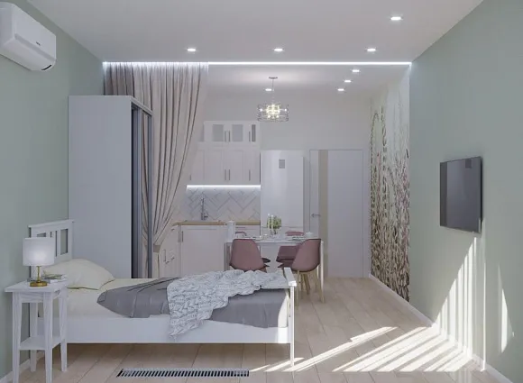 Дизайн квартиры 55 кв.м в ЖК Москва А101_3 Дизайн квартиры 55 кв.м в ЖК Москва А101