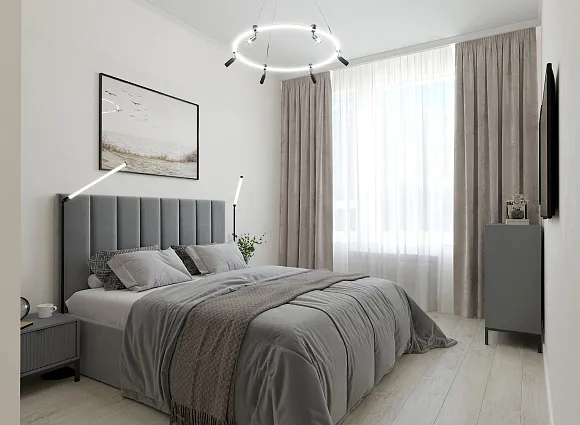 Дизайн однокомнатной квартиры по адресу: улица Эдварда Грига, дом 17