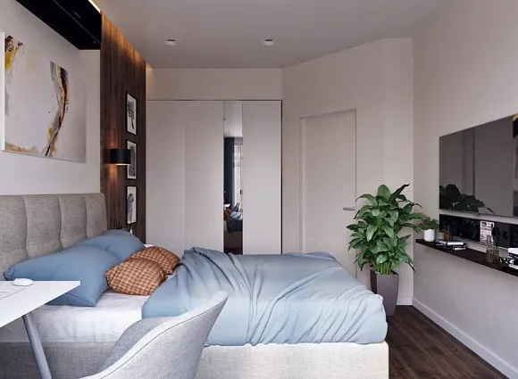 Дизайн-проект 1-комнатной квартиры 42 кв.м в ЖК Рассказово_8 Дизайн-проект 1-комнатной квартиры 42 кв.м в ЖК Рассказово