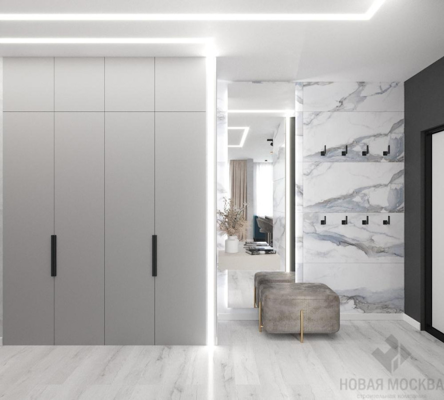 Дизайн-проект трехкомнатной квартиры по адресу ул. Родниковая, 30/3_6 Дизайн-проект трехкомнатной квартиры по адресу ул. Родниковая, 30/3_6