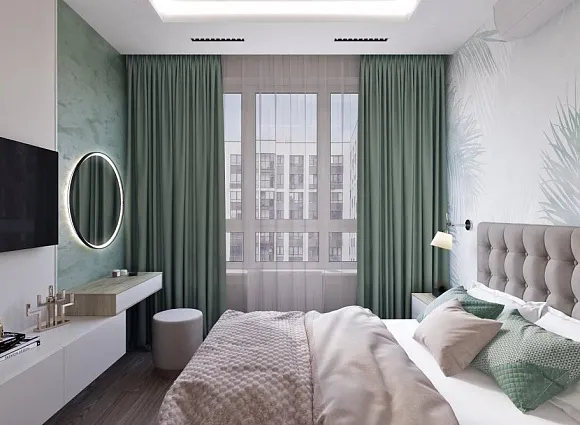 Дизайн 2-комнатной квартиры 60 кв.м в ЖК Скандинавия