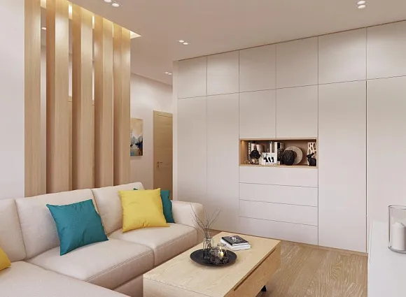 Дизайн-проект 3-комнатной квартиры 93 кв.м в ЖК Скандинавия