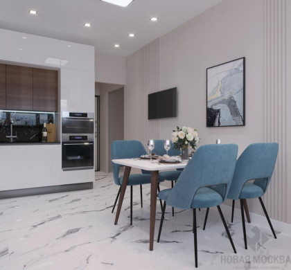 Дизайн-проект 2-комнатной квартиры 60 кв.м в ЖК Лучи_0