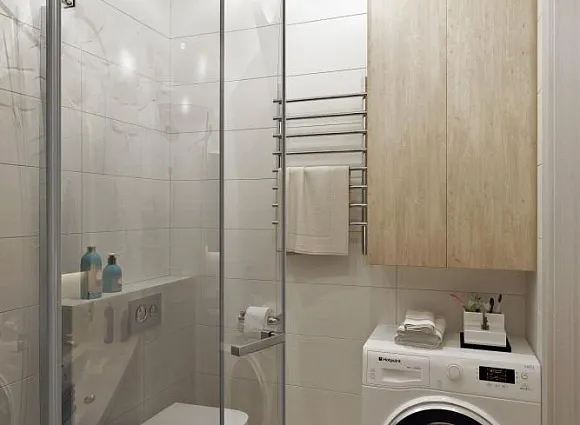 Дизайн-проект 1-комнатной квартиры 41.30 кв.м по адресу: г. Москва, пос. Внуковское, дер. Рассказовка, бул. Андрея Тарковского, д 5