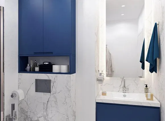 Дизайн-проект студии 45 кв.м в ЖК Новая звезда_13 Дизайн-проект студии 45 кв.м в ЖК Новая звезда