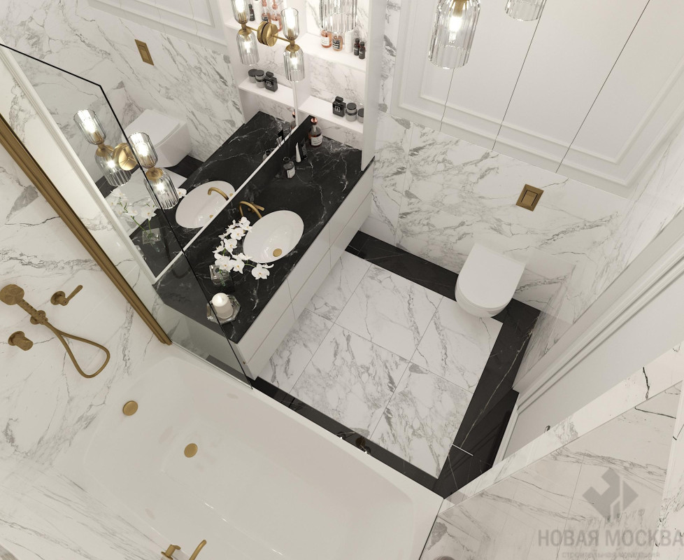 Дизайн трехкомнатной квартиры по адресу Волоколамское шоссе, дом 81/2, строение 2_14 Дизайн трехкомнатной квартиры по адресу Волоколамское шоссе, дом 81/2, строение 2_14